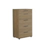 Hanah Home Cómoda de Roble Sfn-550-Ff-1